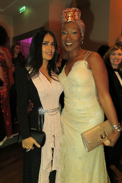 Salma Hayek & Nadege Beausson-Diagne - Les Globes de Cristal