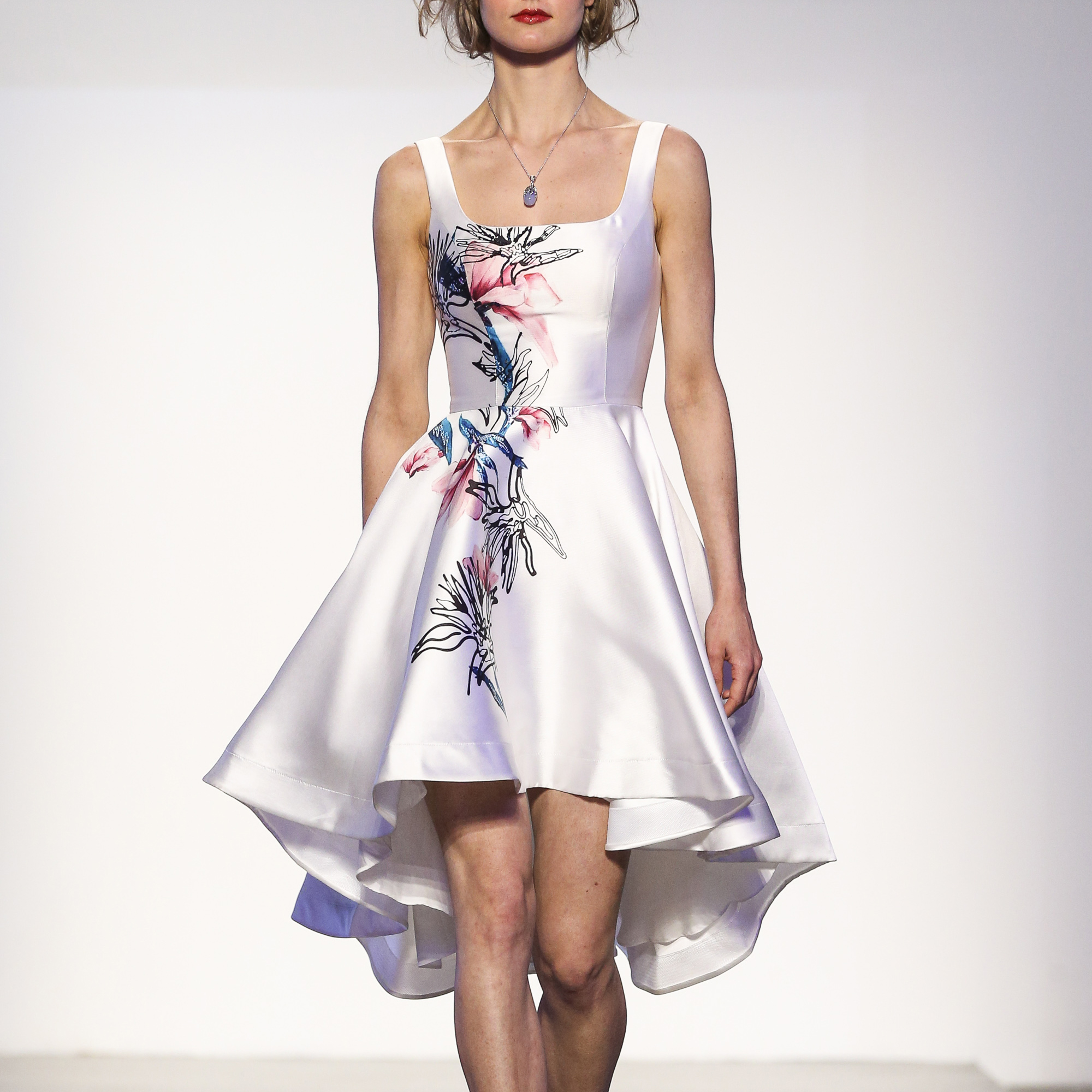 white silk dress mini