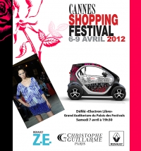 Cannes Shopping Festival 2012 - Christophe Guillarmé & Renault Twizy